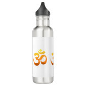 Om Mantra Yoga Symbol Gold Sun Relax Fitness Waterfles (Links)