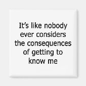 Om me te leren kennen magneet (Voorkant)