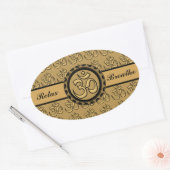 Om Meditatie Ontspannen & ademen Sticker (Envelop)