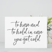 Om met een briefje voor een bruiloft te kunnen wac (Staand voorkant)