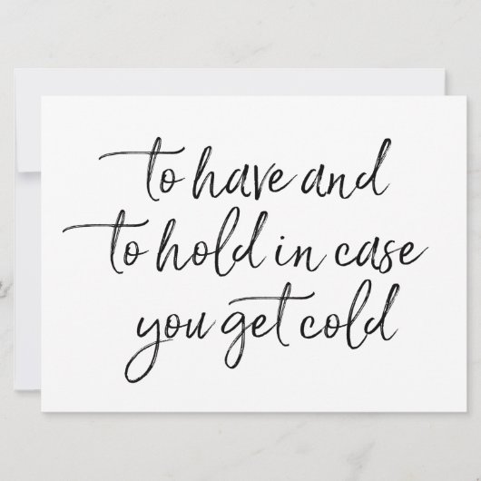 Om met een briefje voor een bruiloft te kunnen wac (Voorkant)