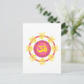 Om met Swirls en Colors. Briefkaart (Staand voorkant)