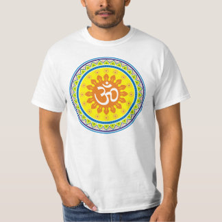Om met traditionele Indiase stijl Mandana T-shirt