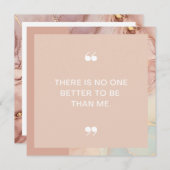 Om mij positief te zijn Bevestiging Kaart (Voorkant / Achterkant)