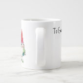 Om mij te laten worden is van Cartoon Mok houden (Achterkant)