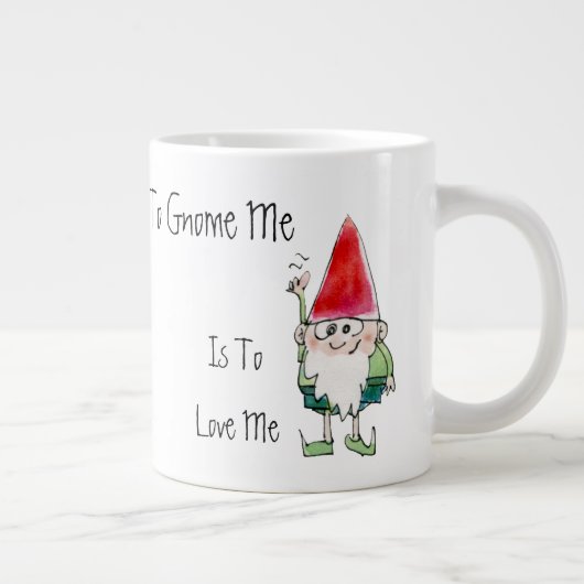 Om mij te laten worden is van Cartoon Mok houden (Rechts)