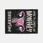 Om mijn maandelijks abonnement op Hysterectomie te Fleece Deken (Voorkant (Horizontaal))