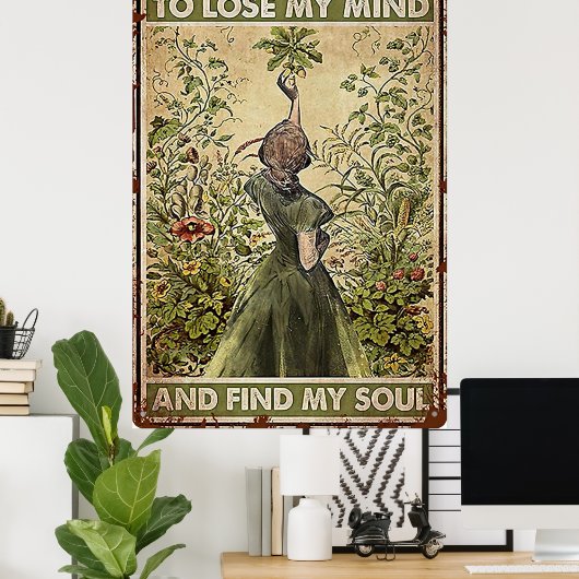 Om mijn verstand te verliezen en mijn ziel te vind poster (Thuiskantoor)