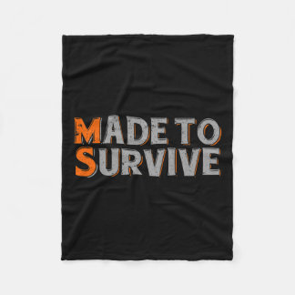 Om multiple sclerose bewustzijn te overleven 1 fleece deken