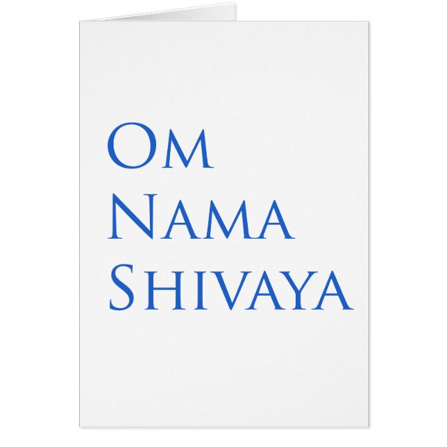 Om Nama Shivaya (Voorkant)