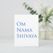Om Nama Shivaya Briefkaart (Staand voorkant)