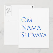 Om Nama Shivaya Briefkaart (Voorkant / Achterkant)