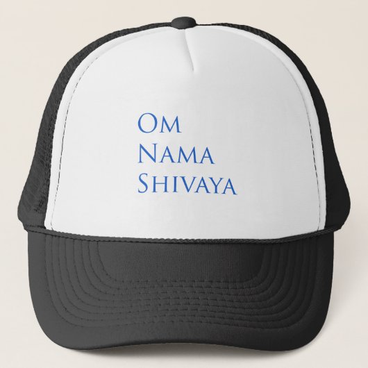 Om Nama Shivaya Trucker Pet (Voorkant)