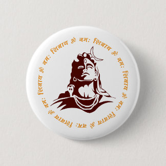 Om Namah Shivay! Ronde Button 5,7 Cm