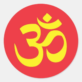 Om Namah Shivay Ronde Sticker