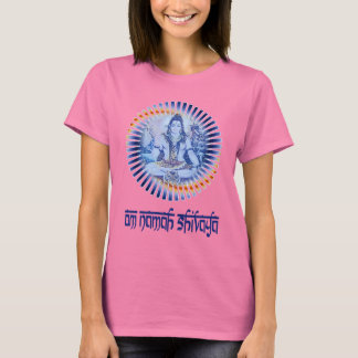 Om Namah Shivaya (donkere letters) T-shirt