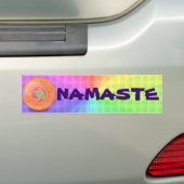 OM NAMASTE-bumpersticker Bumpersticker (Op auto)