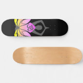 OM Namaste Spirituele Lotus Bloem Yoga Houding Persoonlijk Skateboard (Horizontaal)