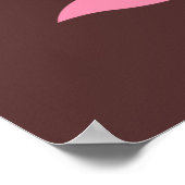 OM Namaste Spirituele Lotus Flower Yoga in Umber Poster (Hoek)