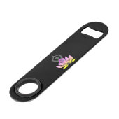 OM Namaste Spirituele Lotus Flower Yoga Pose Speed Flessenopener (Voorkant Gekanteld)