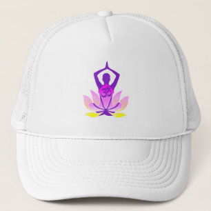 OM Namaste Spirituele Lotus Flower Yoga Trucker Pet