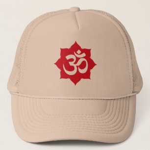 OM Namaste Spirituele Lotus Flower Yoga Trucker Pet