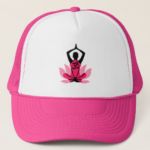 OM Namaste Spirituele Lotus Flower Yoga Trucker Pet
