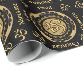 OM Namaste wrapppapier Cadeaupapier (Rol Hoek)