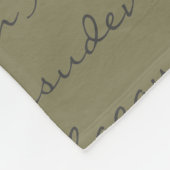 Om Namo Fleece Blanket - 60 x 80 inch Deken (Hoek)