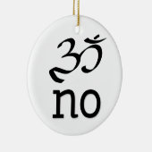 Om no keramisch ornament (Rechts)