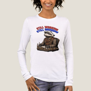 OM Nog Steeds Werkend Grinding Das Tri-Blend Shirt