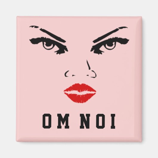 Om Noi, Thailand Woman Magneet (Voorkant)