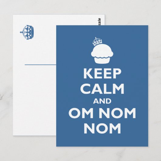 Om Nom Nom Briefkaart (Voorkant / Achterkant)