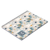 Om Nom Nom Comic Pattern | Jouw namen toevoegen Notitieboek (Linkerzijde)