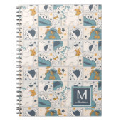 Om Nom Nom Comic Pattern | Jouw namen toevoegen Notitieboek (Voorkant)