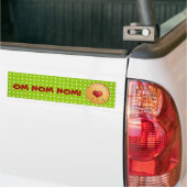OM NOM NOM cookie Bumpersticker (Op Truck)