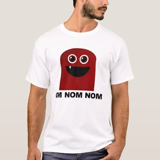 Om Nom Nom Cutie T-shirt (Voorkant)