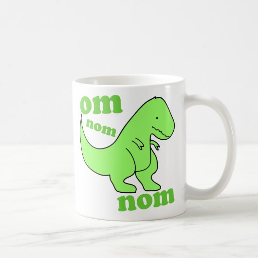 om nom nom dinosaur chompss koffiemok (Rechts)