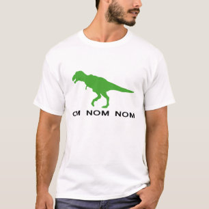 Om Nom Nom Dinosaur Rawr T-shirt