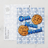 Om Nom Nom, Meme Love Cookies Briefkaart (Voorkant / Achterkant)