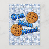 Om Nom Nom, Meme Love Cookies Briefkaart (Voorkant)
