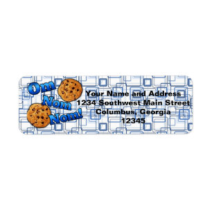 Om Nom Nom, Meme Love Cookies Etiket