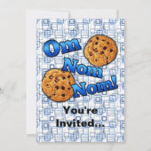 Om Nom Nom, Meme Love Cookies Kaart (Voorkant)
