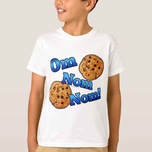 Om Nom Nom, Meme Love Cookies T-shirt (Voorkant)