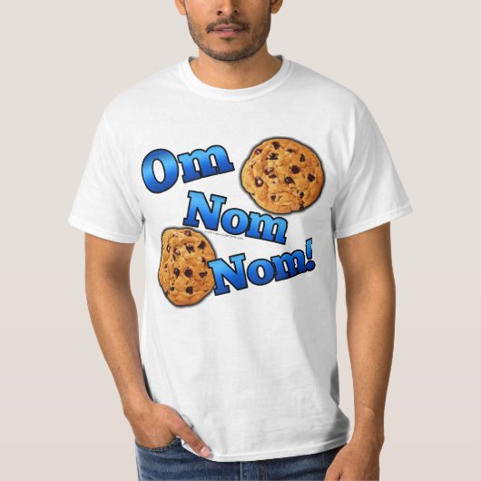 Om Nom Nom, Meme Love Cookies T-shirt (Voorkant)