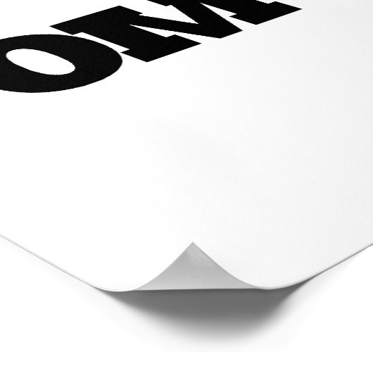 Om Nom Nom Poster (Hoek)