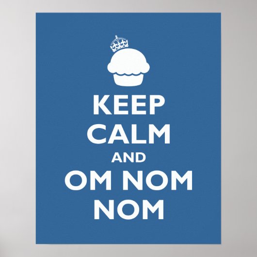 Om Nom Nom Poster (Voorkant)