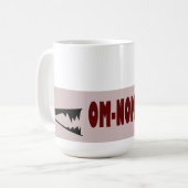 Om-Nom-Nomicon Koffiemok (Voorkant links)