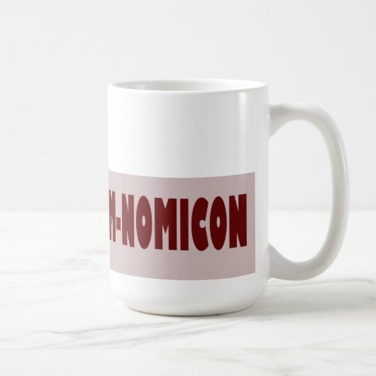 Om-Nom-Nomicon Koffiemok (Rechts)