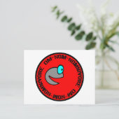 Om-Nom-Nomnivore Briefkaart (Staand voorkant)